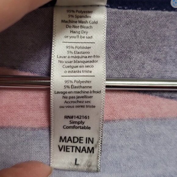 LuLaRoe Geometric Tunic Size Large - Picture 8 of 11